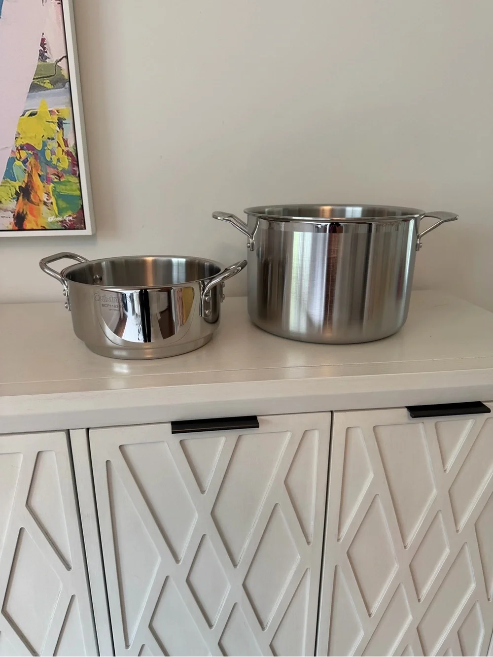 Cuisinart 8 Qt Stainless Steel Stockpot w/ & Steamer Insert, Brand new!